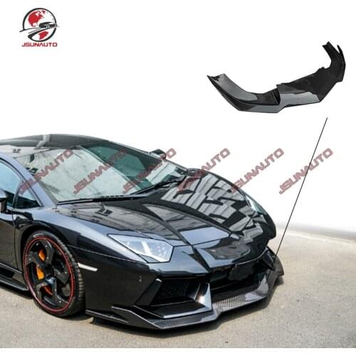 Fit For Aventador LP700 2011-2016 Carbon Fiber Front Diffuser RZ Style BodyKit Carbon Auto Front lips Car Accessories