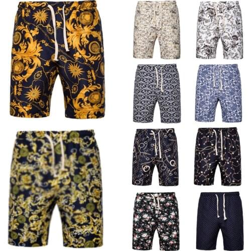 Beach Shorts for Men 2021 Summer Five-point Pant Trendy Youth Casual Straight Thin Section Hawaii Short Plus Size 5XL Multicolor