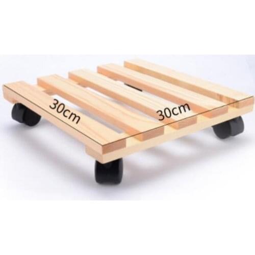 Desktop Computer host bracket Mobile cooling CPU shelf Solid wood computer case tray