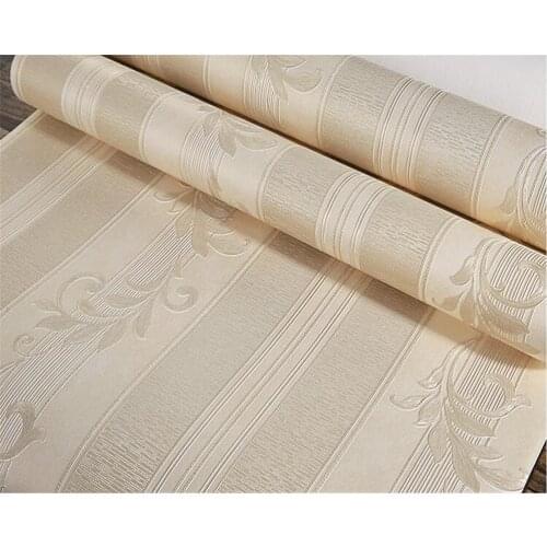 Beibehang behang Precision pressed non-woven wallpaper roll vertical bar home indoor living room bedroom wall papers home decor