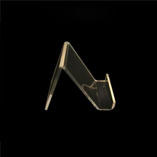 Transparent Acrylic Hot Bending Mobile Phone Holder Flat Universal Jewelry Creative Mobile Phone Holder Holder