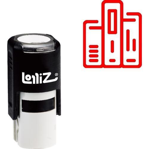 LolliZ Books Self-Inking Rubber Stamp - Modern Symbol Series