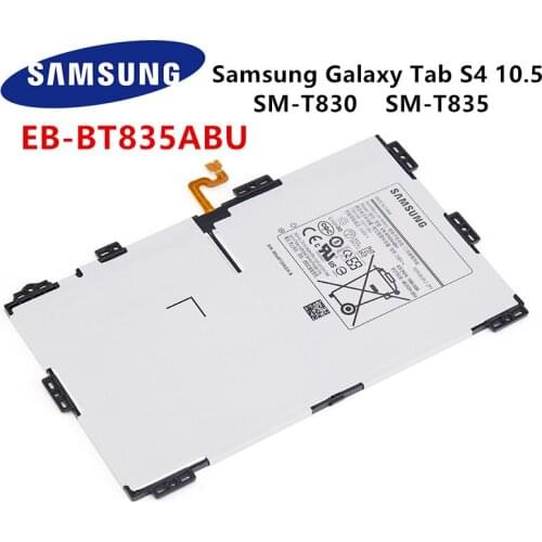 SAMSUNG original EB-BT835ABU 7300mAh Tablet Replacement Battery For Samsung Galaxy Tab S4 10.5 SM-T830 T830 SM-T835 T835