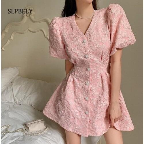 SLPBELY Summer Dresses With Buttons