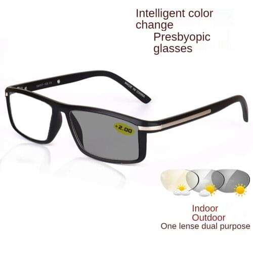 Smart color change reading glasses light-color change lenses outdoor sunglasses men readers smart glasses