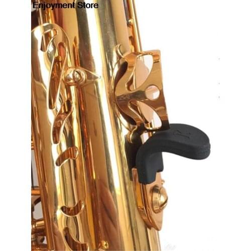 High Quality Rubber Saxophone Black Thumb Rest Saver Cushion Pad Finger Protector Comfortable for Alto Tenor Soprano Saxophones