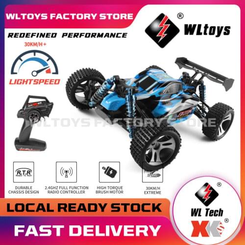 WLtoys 184011 2.4G 4WD RC Car 1/18 Brushless Motor Vehicle Models High Speed 30km/h Climbing Drift Off Road Toy
