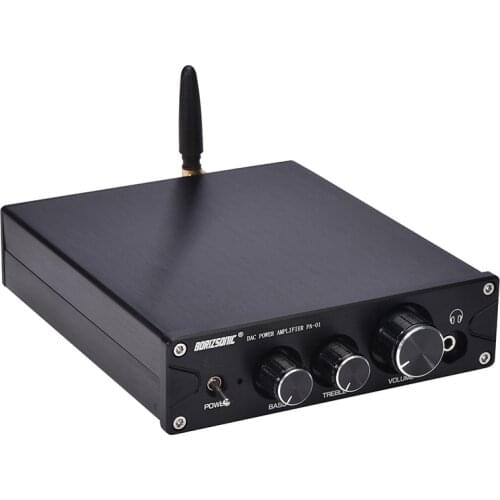 2*100W Dual TPA3116 Bluetooth 5.0 APTX Soft Starting Audio Stereo Amplifier ES9018K2M DAC Power Amplifier Class D Headphone Amp