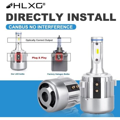 2pcs H7 LED 20000LM Car Headlight Canbus 6000K White Fit H7 Adapters for For VW Golf 7 Jetta MK6 Tiguan for volkswagen golf 6