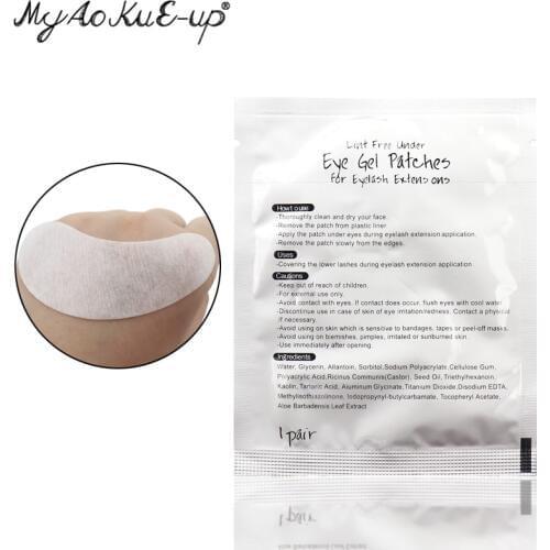200 Pairs Under Eye Pads Stickers Patches Eyelash Extension Disposable Eye Lash Paper Patches Application Make Up Tools