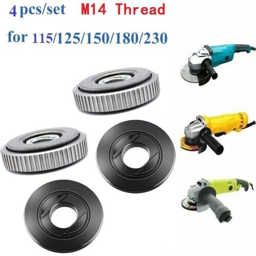 4pcs Locking Plate Chuck For M14 Thread Angle Grinder SDS Quick-Release Nut Clamping Power Tool Accessories