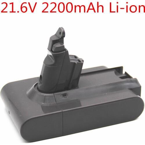 21.6V 2200mAh Replacement Battery for Dyson Li-ion Vacuum Cleaner DC58 DC61 DC62 V6 965874-02 Animal DC72 Handheld Battery