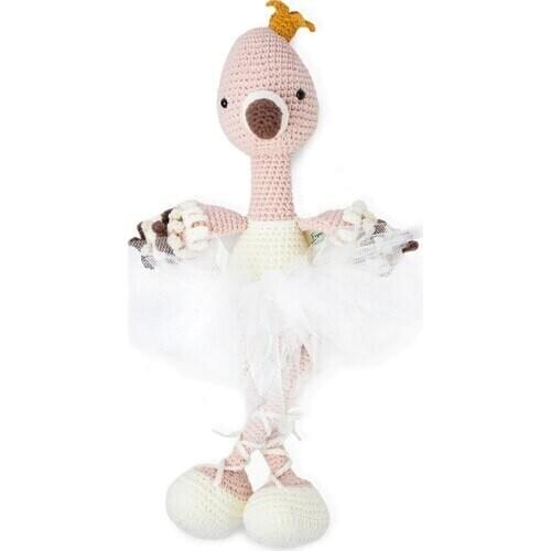 Ballerina Flamingo Mesh Toy Playmate 35 Cm