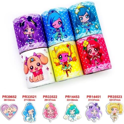 Free shipping characters printed grosgrain ribbon 38252