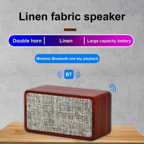Q2 Wireless Bluetooth Speakers Bluetooth 4.2 Wooden Speaker Bass Subwoofer Music Player Loudspeaker Sond Box Bluetooth Speakers