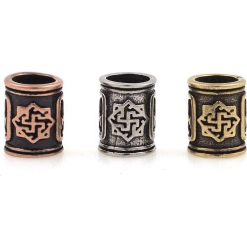 Retro Barrel Bead-Shaped Spacer Beads, Spacer Bead Sleeve, DIY Jewelry Bracelet Necklace Beaded Accessories 9.5x7.4mm