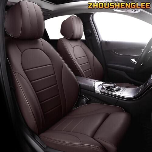 Custom Leather car seat covers For Mitsubishi PAJERO OUTLANDER EX ASX Grandis Eclipse Cross galant Lancer Zinger auto seats cars