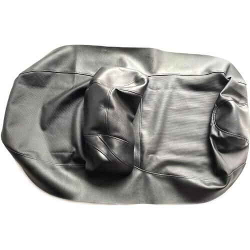 Black PU Leather Scooter Bike Motorcycle Seat Cover Cushion Waterproof for Suzuki Skywave Burgman 250 400 650 AN250 AN400 AN650
