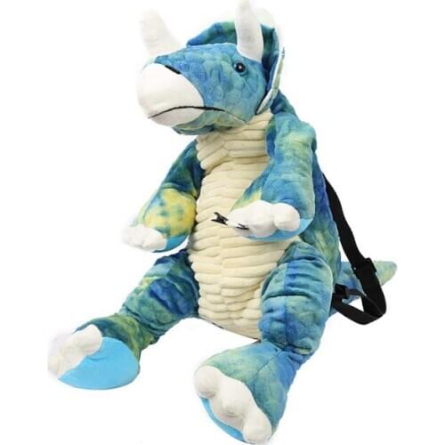 Kids Backpacks Childrens cartoon bag Kindergarten boys school bag girls travel bag stuffed dinosaur shaped backpack mochila