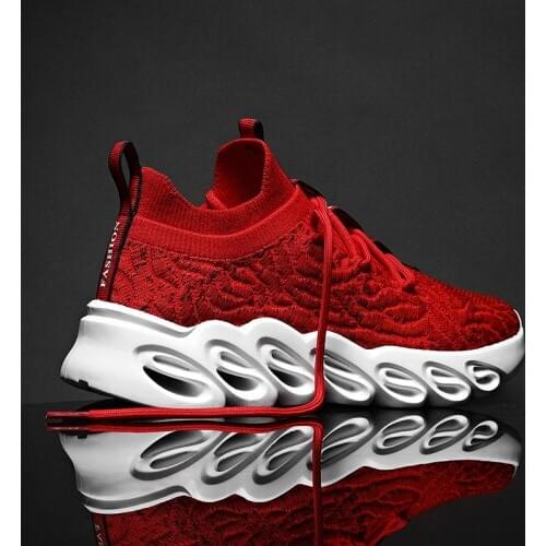 New Breathable Running Shoes Men Big Size 39-46 Anti Slip Running Sneakers Outdoor Light Weight Walking Footwears Men Shoes