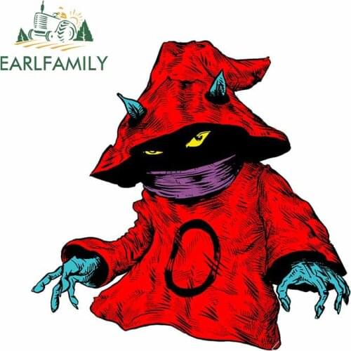 EARLFAMILY 13cm x 12.8cm for Masters of The Universe Orko Car Stickers Refrigerator Personality Decal Cartoon Bumper Decoration