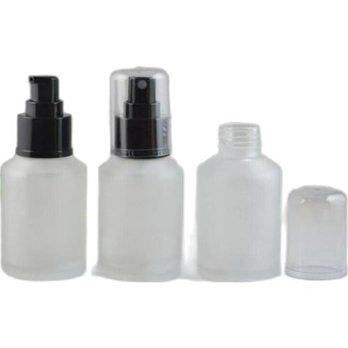 60ML 10pcs/lot Superior Quality Lotion Pump Bottle, Cosmetic Emulsion Refillable Storage, Elegant DIY Glass Empty Spray Bottle