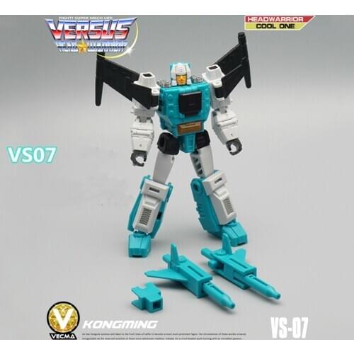 MFT Transformation Brainstorm VS07 VS-07 G1 Mindwipe Leader Obstinate Commander Head Warrior Shoulder Gun Action Figure