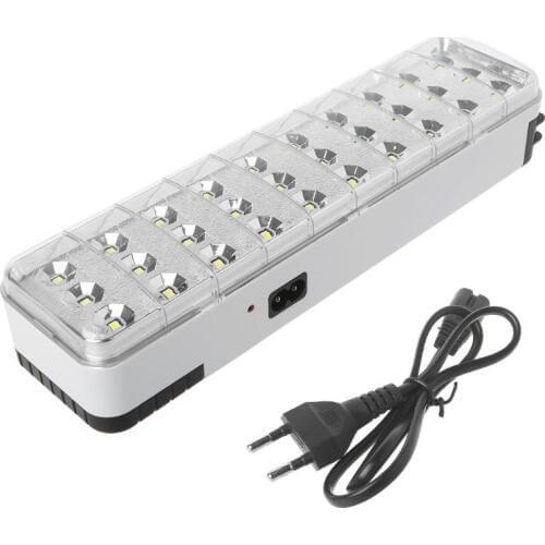 30LED Multi-function Emergency Light Rechargeable LED Safety Lamp 2 Mode For Home Camp Outdoor 110-220V