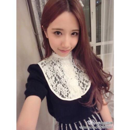 2016 New Arrival Solid White Shirt Fake Collar Women Decorative Women Vintage Fake Shirt Collar Necklace Choker Collar