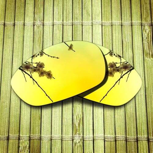 Polarized Replacement Lense For-Oakley Straight Jacket 2007 Sunglasses Frame True Color Mirrored Coating -Yellow Available