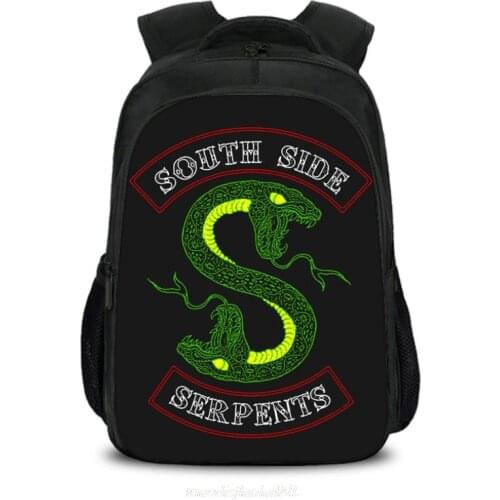Riverdale mochila bag Big size Childrens School Cute Bag plecak 3D Bag Cartoon Print kids Backpack For Primary school