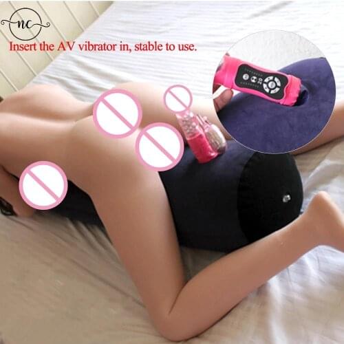 Couples Sex Furniture Inflatable Love Pillow Sex Aid Adult Erotic Wedge Pillows Air Magic Love Game Position Cushion Sex Toys