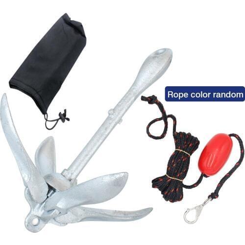 Foldable Delta Anchor Pool Anchor Grapnel Anchor Boat Anchor With Claw For Kayak Canoes