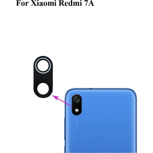 High quality For xiaomi Redmi 7A 7 A Back Rear Camera Glass Lens test good Replacement Parts XIao mi redmi 7 A