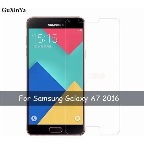 2pcs Tempered Glass sFor Samsung Galaxy A7 2016 Screen Protector Glass For Samsung A7 2016 Anti-scratch Glass A710 Phone Film