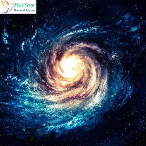 Zhui Star 5D DIY full Square drill diamond painting Cross stitch Magic Space Landscape Rhinestone Embroidery Mosaic Home decor