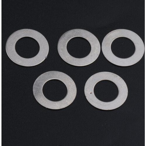 10 Sets Iron Electric Guitar Output Input Jack Nuts Washers Gaskets Dia. 8/9.36mm