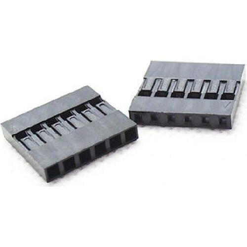 100PCS 2.54MM 6Pin 7Pin 8Pin 9Pin 10Pin 6P/7P/8P/9P/10P Dupont Jumper Wire Cable Housing Female Connector Header