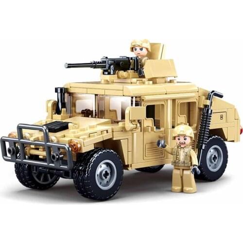2021 World War 2 WW2 Army Military Soldier City Police SWAT Assault Armor Vehicle Tank Model Building Blocks Bricks Kids Toys