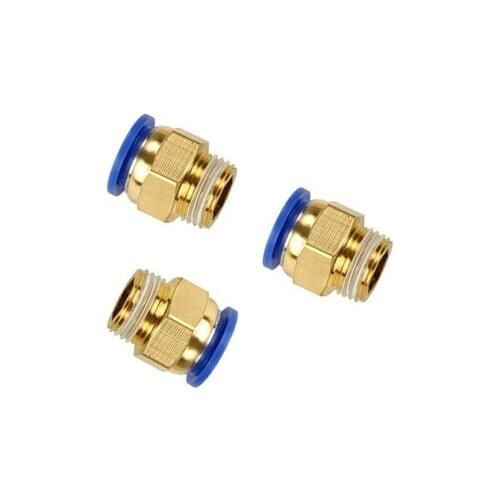 6mm Straight Push in Fitting Pneumatic Push to Connect Air 3/8'' Male