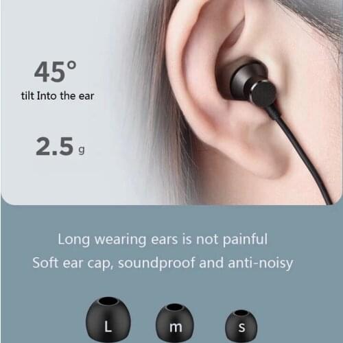 Wireless Bluetooth Earphone Lenovo HE05 Magnetic Neckband Headphones IPX5 Waterproof Sport Headset With Noise Cancelling Mic