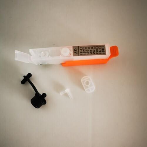 CISS ink cartridge with chip for for Canon CLI-451GY