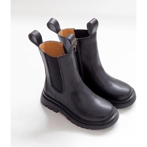 Children Chelsea Boots Martin Boots Autumn PU Leather kid Shoes Fashion Snow Boots winter boots for toddler girl botas bebe nina