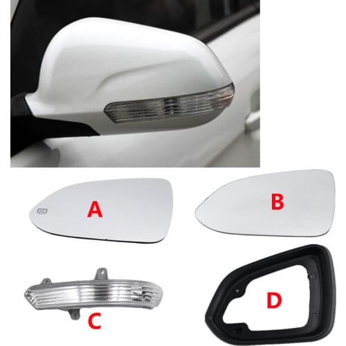 For Changan CS35 2012 2013 2014 2015 2016 2017 Car Wing Door Side Rearview Mirror Glass Lamp Frame Turn Signal Light