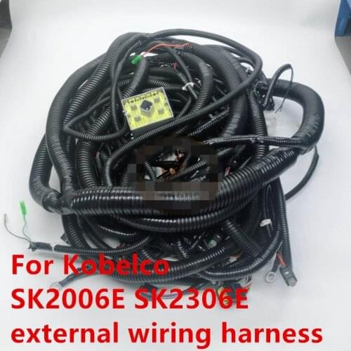FOR excavator full vehicle wiring harness Kobelco SK200-6E SK230-6E external wiring harness high-quality accessories
