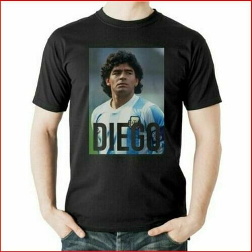 Diego Maradona T Shirt Argentina Soccer Football AFA Napoli Boca Hand Of God Tee