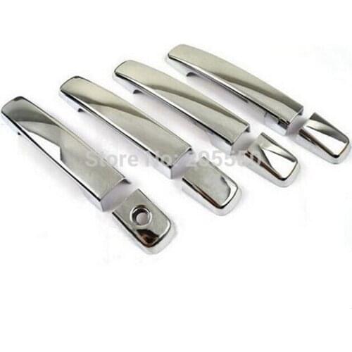 Chrome Door Handle Cover Trim Molding Exterior fit For Buick Encore Opel Mokka 2013 2014 2015 2016 8pcs per set