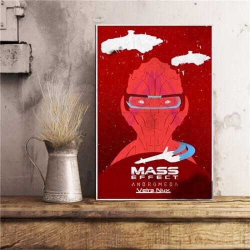 Mass Effect Andromeda Wall Art Canvas Poster And Print Canvas Painting Decorative Picture For Office Bedroom Home Decor Artwork