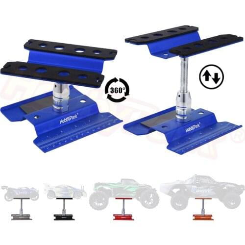 Metal Aluminum RC Car Workstation Work Stand Repair 360 Degree Rotation For 1/8 1/10 1/12 1/16 Scale Model