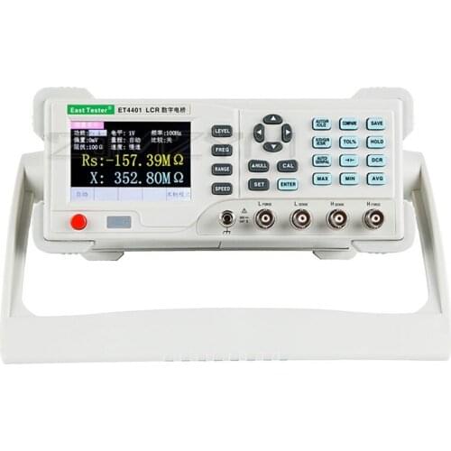 ET4501 ET4502 ET4510 Benchtop Digital Bridge Desktop LCR Tester Meter 10Hz~100kHz Continuously adjustable frequency